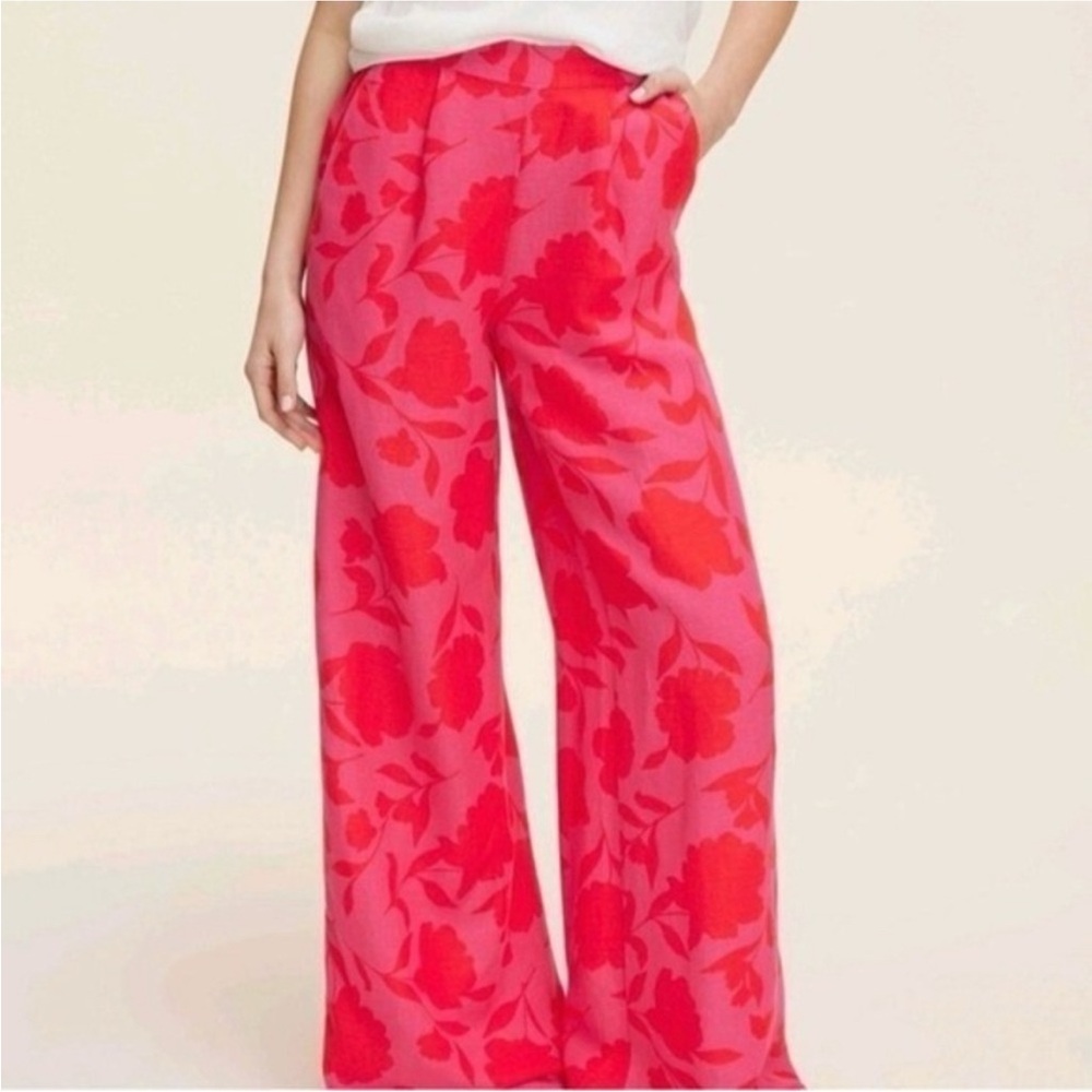 Kate Spade x Target Pink Wide-Leg Linen Pants